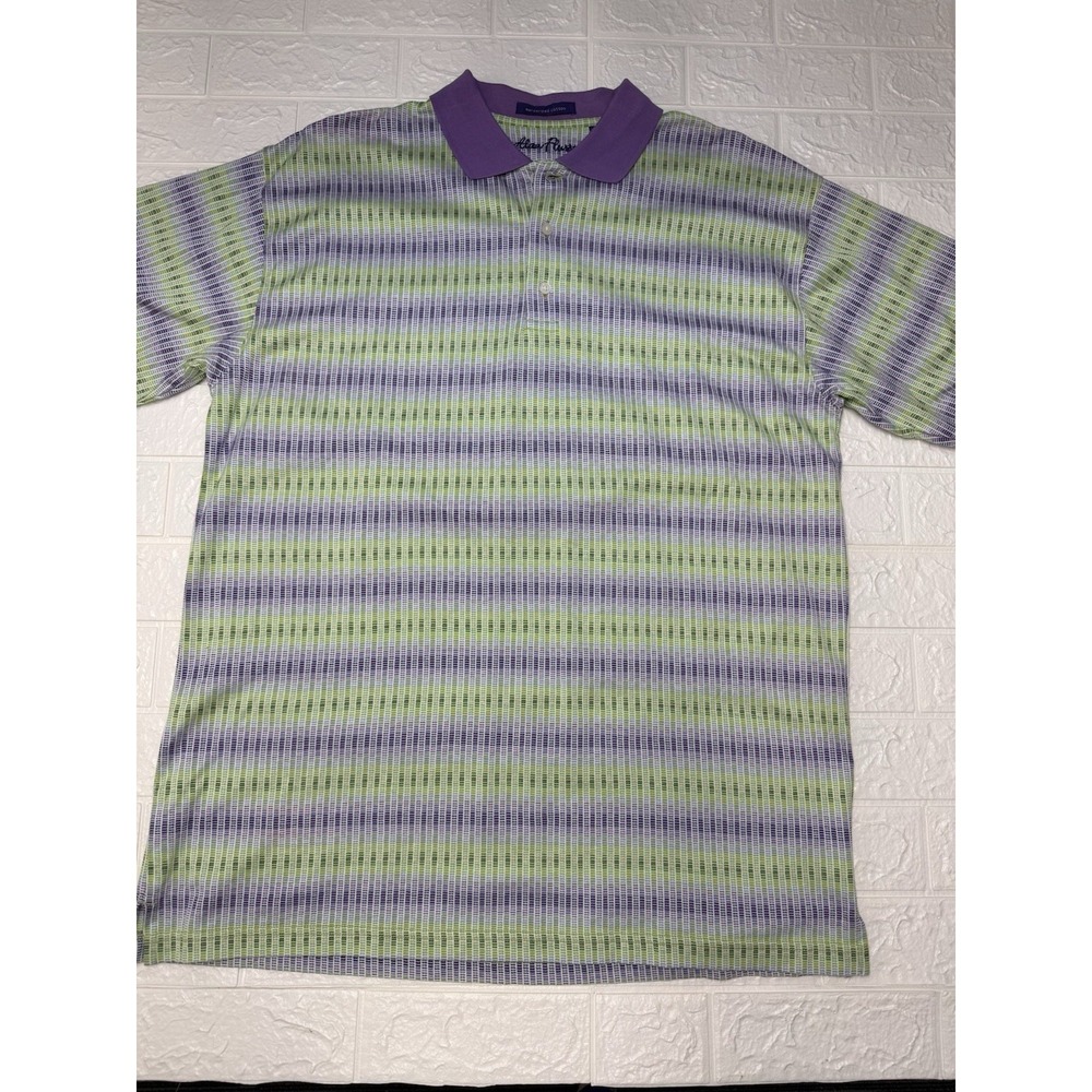 Alan Flusser Men's Golf Polo Shirt Size XL